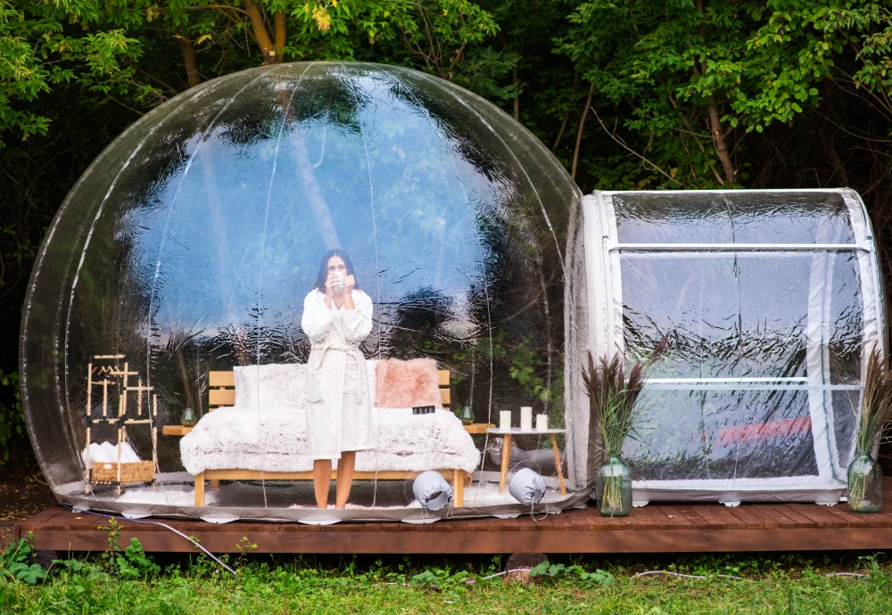 glamping bubble tent near me